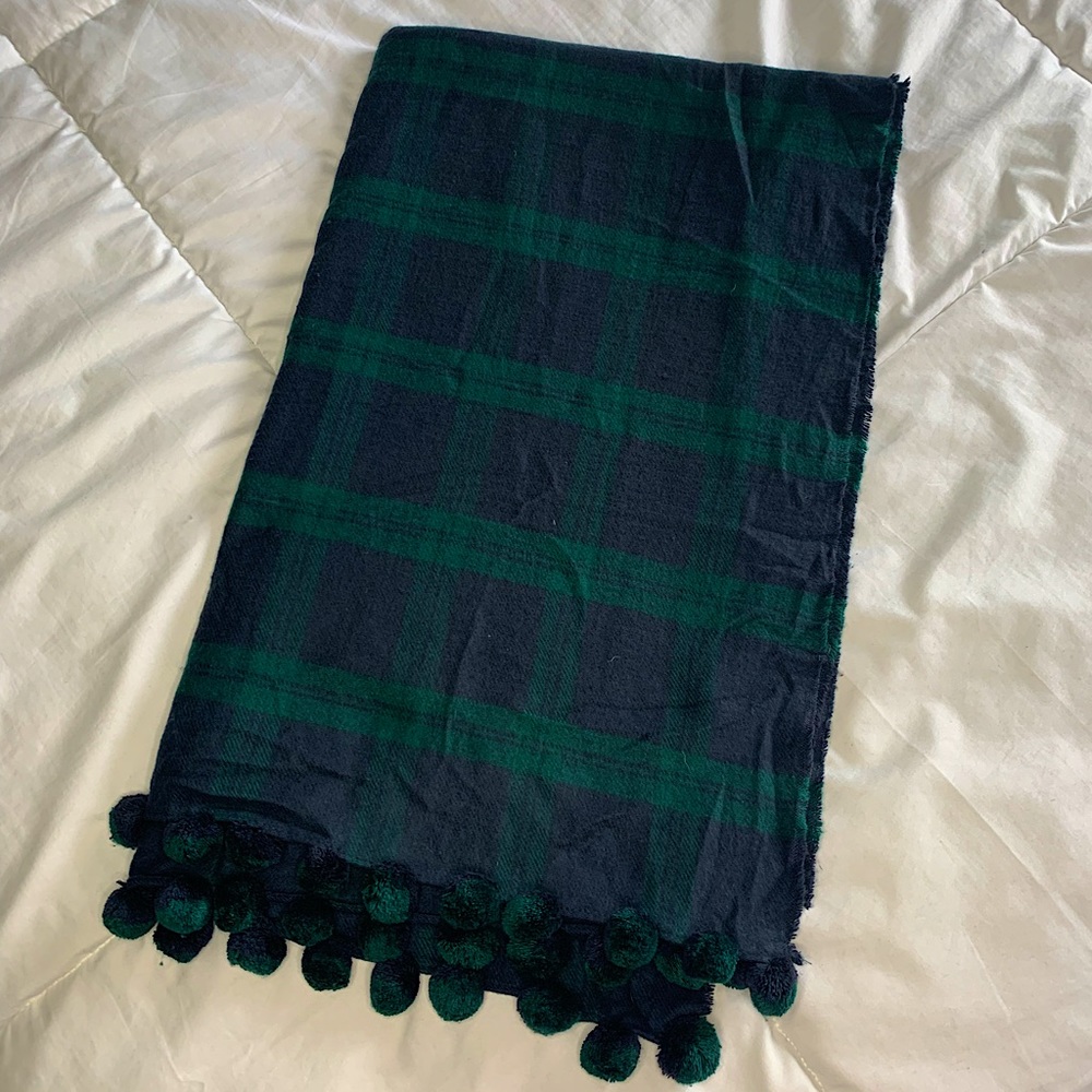 JCrew plaid blanket scarf